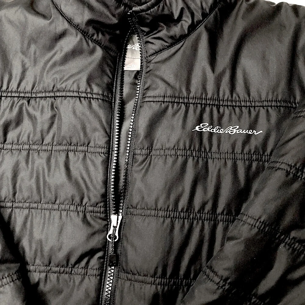 Eddie Bauer Men’s Lightweight Full-Zip Quilted Puffer Jacket Size (XLT) Like NEW - Picture 6 of 14